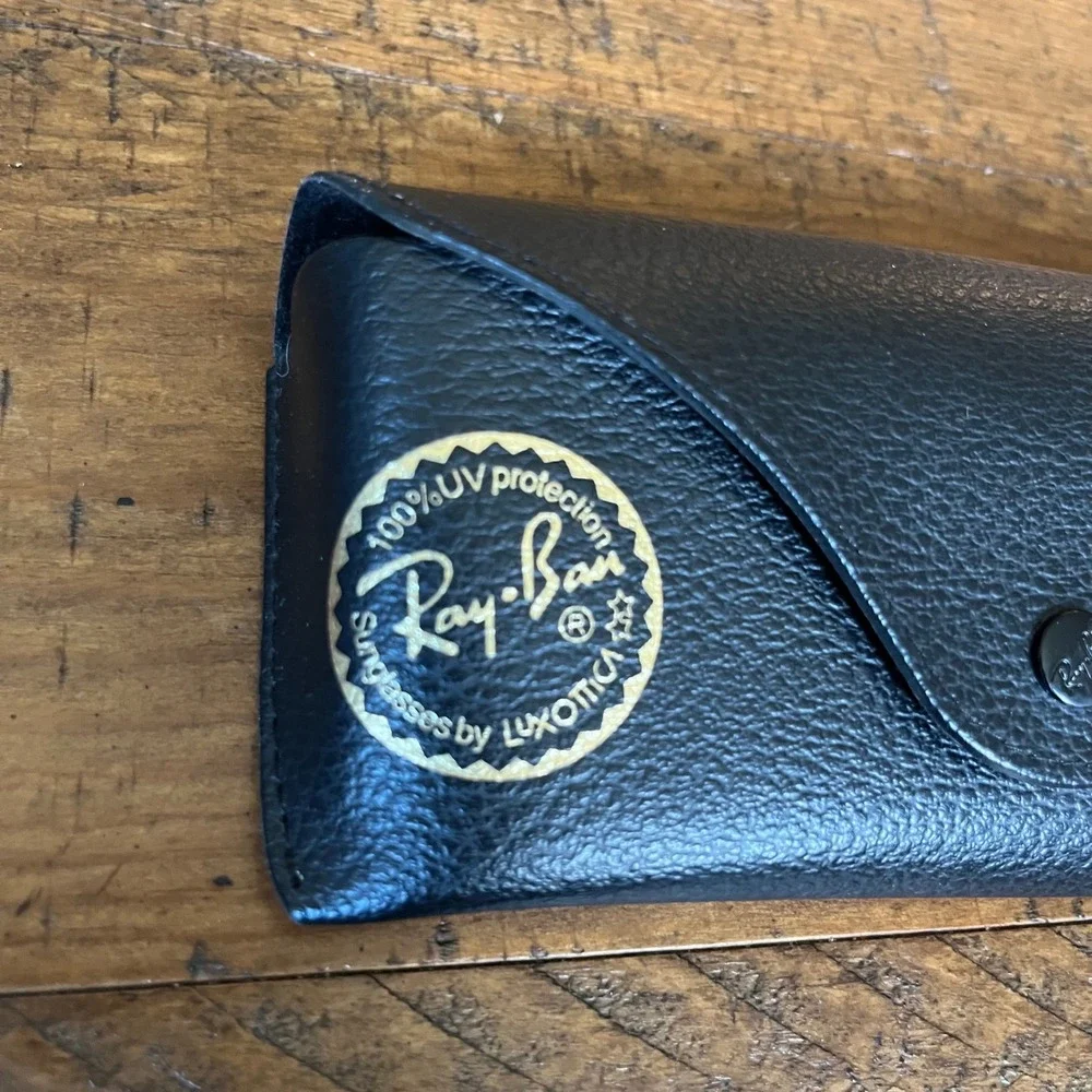 Ray-Ban Black Snap Eyeglass Sunglasses Case Logo‎ Soft Shell